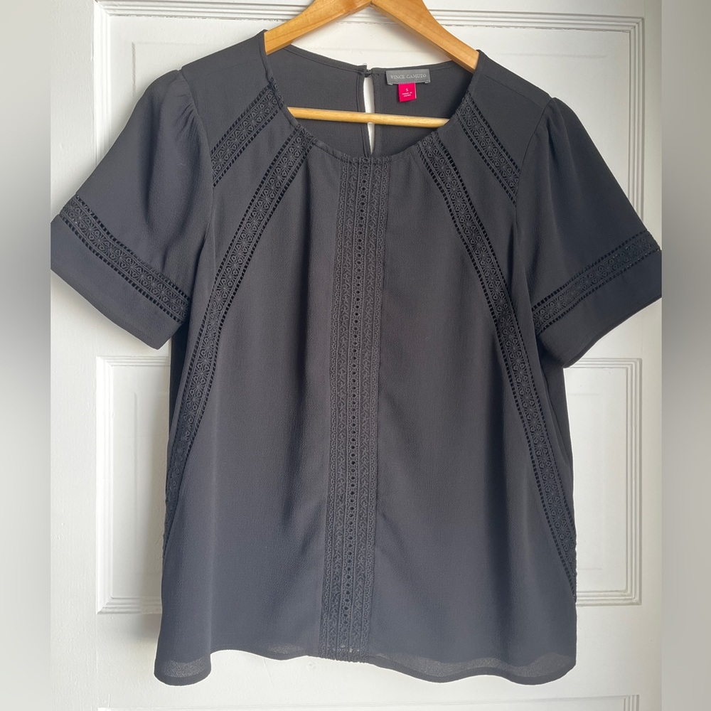 Vince Camuto Elegant Black Women's Top